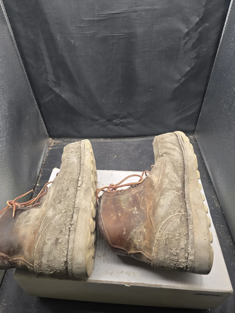 Red‎ Wing Shoes Brown Lace-Up Men's Work Boots